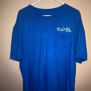 Salt Life Men's Blue T-Shirt